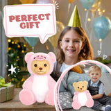 BRUBIES Teddy Pig - 10 Inch Teddy Bear in Pig Costume with Hood - Cuddly Toy for Cosy Adventures - Stuffed Animal for Children