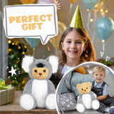 BRUBIES Teddy Koala - 10 Inch Teddy Bear in Koala Costume with Hood - Cuddly Toy for Cosy Adventures - Stuffed Animal for Children