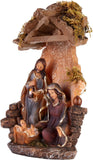 BRUBAKER Nativity Scene Set - Holy Family - Christ Child Jesus with Mary and Joseph - 10 Inch Tabletop Christmas Decor Figurine - Holiday Decoration - Designed in Germany