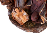 BRUBAKER Nativity Scene Set - Holy Family - Christ Child Jesus with Mary and Joseph - 10 Inch Tabletop Christmas Decor Figurine - Holiday Decoration - Designed in Germany