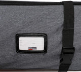 BRUBAKER Carver Performance Ski Bag for 1 Pair of Skis and Poles - Grey Black