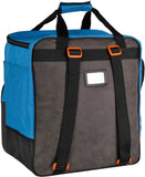 BRUBAKER Super Performance Ski Boot Bag Helmet Bag Backpack with Shoe Compartment - Blue Black