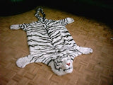 BRUBAKER Huge White Tiger Rug 72x42 Inch