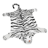 BRUBAKER Huge White Tiger Rug 72x42 Inch