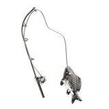 BRUBAKER Wine Bottle Holder "Fisherman On A Bridge" 7060