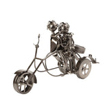 BRUBAKER Wine Bottle Holder "Couple On A Motorcycle" 7054
