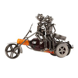 BRUBAKER Wine Bottle Holder "Couple On A Motorcycle" 7054