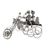 BRUBAKER Wine Bottle Holder "Couple On A Motorcycle" 6008