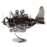 BRUBAKER Wine Bottle Holder "Couple in Plane" 6015