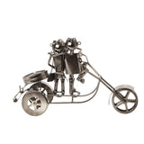 BRUBAKER Wine Bottle Holder "Couple On A Motorcycle" 7054