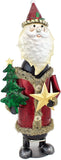 BRUBAKER Wine Bottle Holder "Santa Claus" in Vintage Look - Hand-Painted Sculptures and Figurines Decor Wine Racks and Stands Gifts Decoration