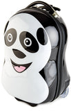 BRUBAKER Suitcase Luggage for Kids - Panda or Piggy