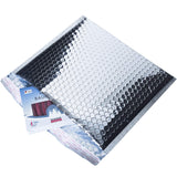 BRUBAKER Thermal Insulated Bubble Mailers 11 x 9.8 Padded Cool Shields - Pack Size 5 to 1000 - Peel and Seal - Metallic foil