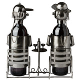 BRUBAKER Wine Bottle Holder "Couple on Bench" for Two Bottles 6056