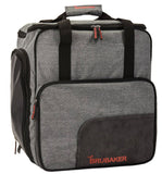 BRUBAKER Performance Ski Bag Combo of Ski Boot Bag and Ski Bag for 1 Pair of Ski, Poles, Boots, Helmet, Gear - Gray - 170/190 cm