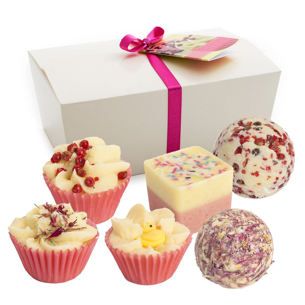 BRUBAKER "Sweet Berries" Bath Melts Gift Set - Vegan - Organic -Handmade