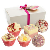 BRUBAKER "Sweet Berries" Bath Melts Gift Set - Vegan - Organic -Handmade