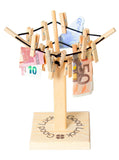 BRUBAKER Clothesline for Money Gift or Photo Gift "Good Luck"