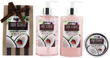 BRUBAKER Cosmetics 'Coconut Milk & Strawberry' 5-Pieces Bath Set in Gift Box 17CF09