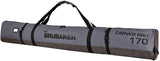 BRUBAKER Combo Set Carver Performance - Ski Bag and Ski Boot Bag for 1 Pair of Skis + Poles + Boots + Helmet - Gray Black