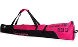BRUBAKER Ski Bag Combo for Ski, Poles, Boots and Helmet - Limited Edition - Dark Pink / Black