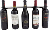 BRUBAKER Wine Bottle Rack for 5 Bottles - Wall Mounting