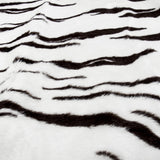 BRUBAKER Huge White Tiger Rug 72x42 Inch