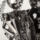 BRUBAKER Wine Bottle Holder Bridal Couple - "Bride And Groom" - Wedding Gift 7051