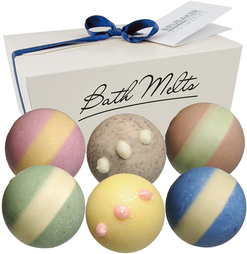 BRUBAKER "Endless Galaxy" Bath Melts Gift Set - Vegan - Organic - Handmade