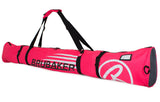 BRUBAKER Ski Bag Combo for Ski, Poles, Boots and Helmet - Limited Edition - Dark Pink / White
