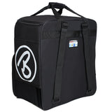 BRUBAKER Winter Sports Boot Bag & Helmet Bag "SUPER CHAMPION" - Backpack - Black/Green