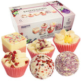 BRUBAKER "Sweet Berries" Bath Melts Gift Set - Vegan - Organic - Handmade