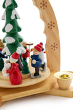 BRUBAKER Christmas Pyramid 12" - 'Under the Christmas Tree' - Handpainted Figures