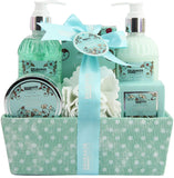 BRUBAKER Cosmetics 'Chamomile Fresh Cotton' 7-Pieces Bath Gift Set in Dekorative Box - Moisturizing 16CF12