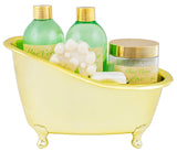 BRUBAKER Beauty Gift Set 'Aloe Vera Love' with Golden Bathtub, Bath Fizzer, Bubble Bath, Shower Gel, Bath Salt, Soap