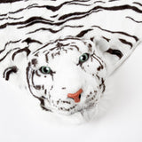 BRUBAKER Huge White Tiger Rug 72x42 Inch