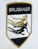 BRUBAKER Ski Boot Bag for Boots, Helmet, Gear and Apparel - White/Golden
