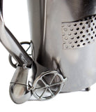 BRUBAKER Wine Bottle Holder "Huge Golfer During Teeing" 7052