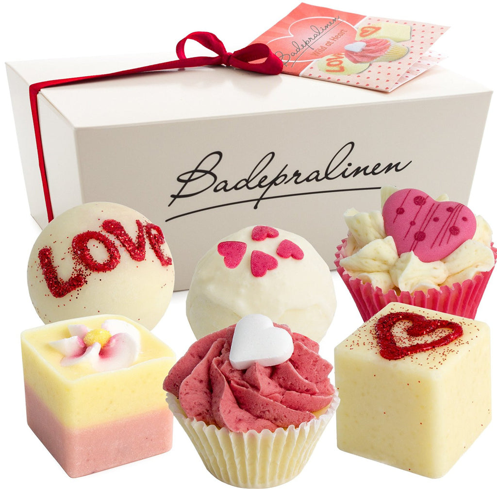 BRUBAKER "Wild at Heart" Bath Melts Gift Set - Vegan - Organic