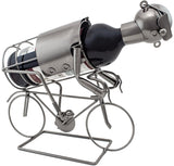 BRUBAKER Wine Bottle Holder "Olympic Cyclist" 7016