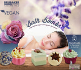 BRUBAKER "Blossom & Hearts" Bath Melts Gift Set - Handmade - Vegan - Organic