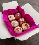 BRUBAKER "Blossom & Hearts" Bath Melts Gift Set - Handmade - Vegan - Organic