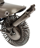 BRUBAKER Wine Bottle Holder Biker "Motorcyclist" 7017