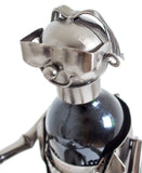 BRUBAKER Wine Bottle Holder Biker "Motorcyclist" 7017