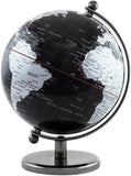 BRUBAKER Political World Globe - Office Decoration - 7.5 Inches tall - Black