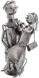 BRUBAKER Metal Wine Bottle Holder "Lovers" 3044