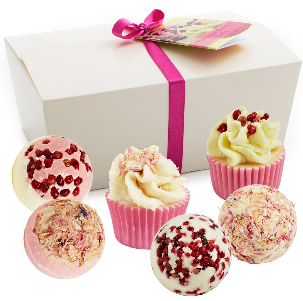 BRUBAKER "Pink Moments" Bath Melts Gift Set - Vegan - Organic - Handmade
