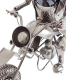 BRUBAKER Wine Bottle Holder Biker "Motorcyclist" 7017