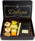 BRUBAKER Handmade "Deluxe Orange" Bath Bombs, Bath Melts Gift Set - All Natural and Vegan Ingredients - Shea Butter, Cocoa Butter & Olive Oil