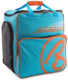 BRUBAKER Ski Bag Combo for Ski, Poles, Boots and Helmet - Limited Edition - Blue Orange